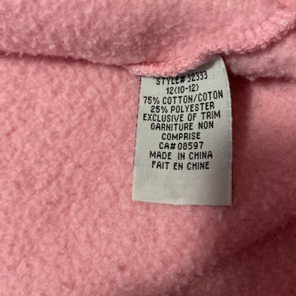 BOCA Authentic logo fleece sweatshirt unisex women sz 10-12 - Picture 8 of 11